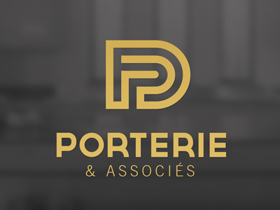 Porterie logo letter logo