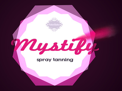 Mystify branding logo mystify spray tanning
