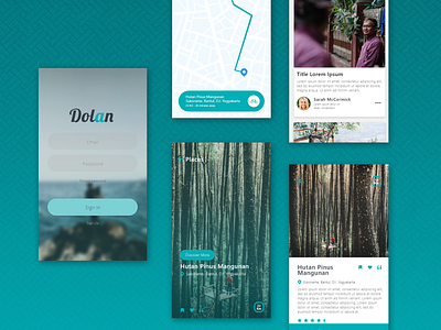 Dolan: Community App app design ui ux