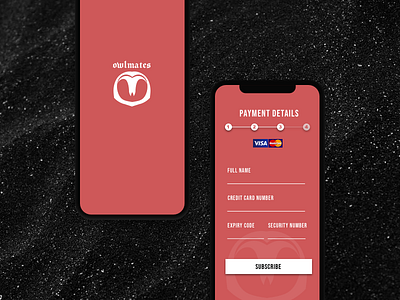 Owlmates_002 app dailyui design minimalist ui
