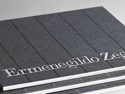 Ermenegildo Zegna burnished engraved gilded edges