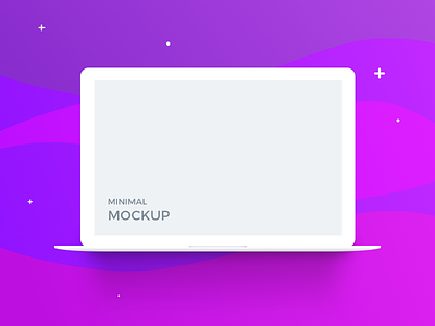 Macbook Minimal Mockup (freebie)