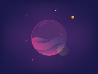 Freebie - Glow Ball Illustration