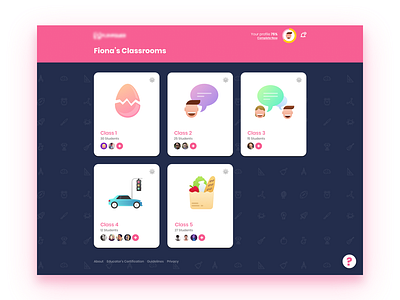 Learning Webapp for Kids android app clean design flat free freebie icon illustration ios iphone logo mobile mockup template ui ux web website wireframe