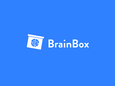 Brainbox Logo - Freebie app box brain clean flat free freebie icon illustration iphone kit logo mockup print template typography ui ux web website