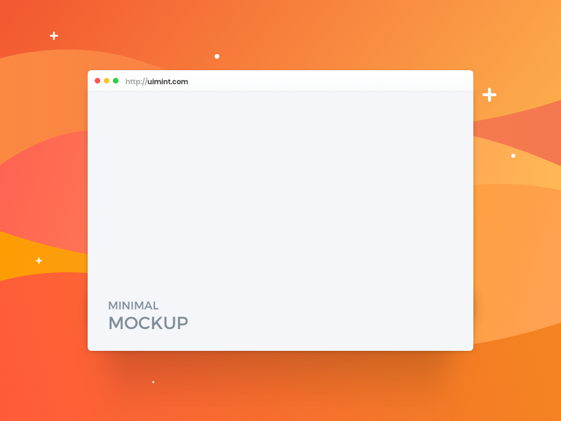 Download Minimal Browser Mockup Freebie By Amir Vhora On Dribbble