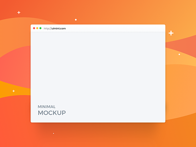 Minimal Browser Mockup (Freebie)