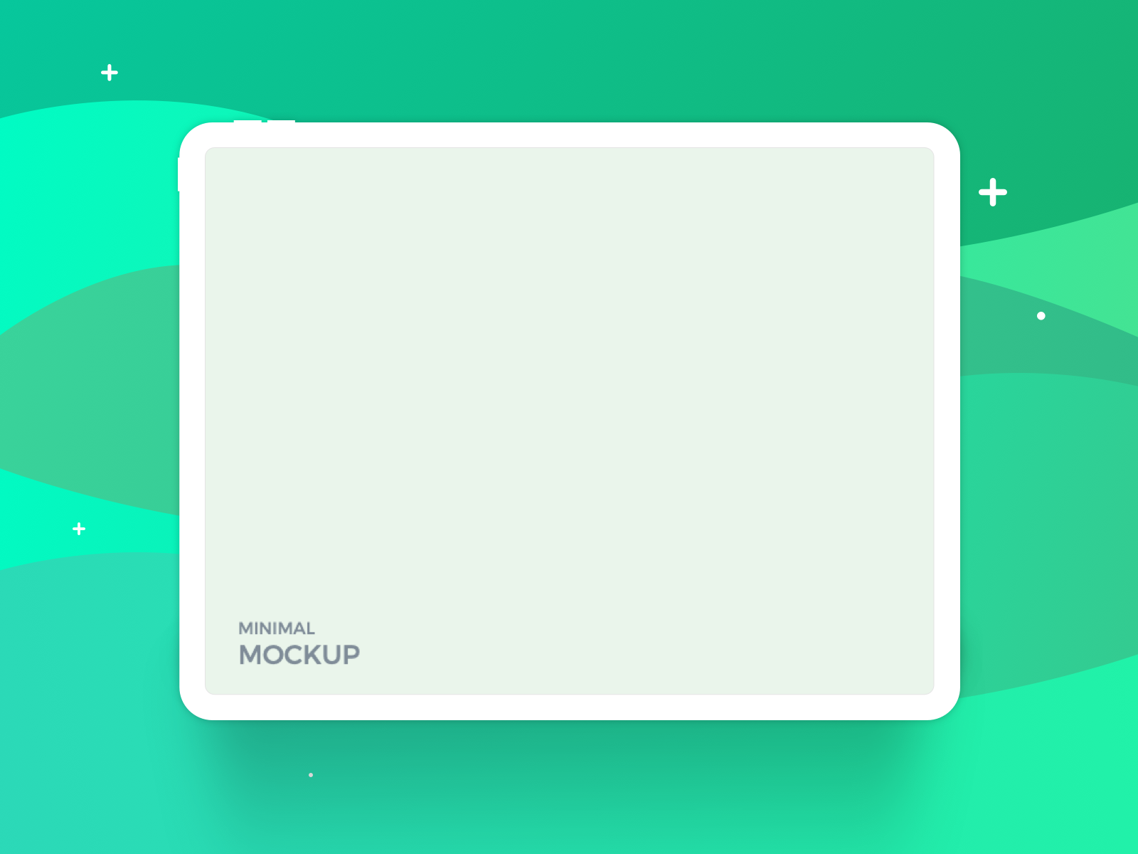 iPad Pro Minimal Mockup freebie by Amir Vhora on Dribbble