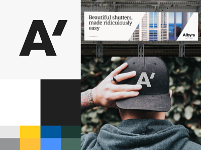 Alby's | Visual Identity branding design graphic design identity logo shutters typography visual identity
