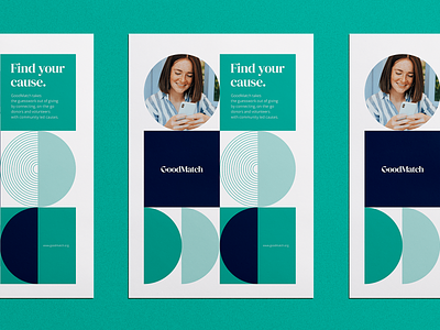 GoodMatch Visual Identity | Marketing Materials branding design graphic design identity logo patternts typography visual identity