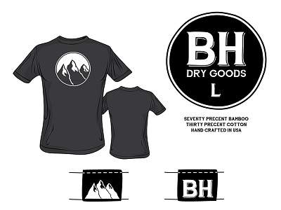 BHDG T-Shirt circle clothing label mountain outdoors shirt snow t