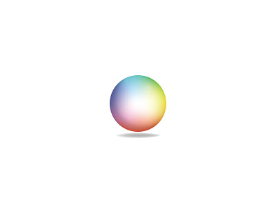 Color 3d ball color floating mesh rainbow