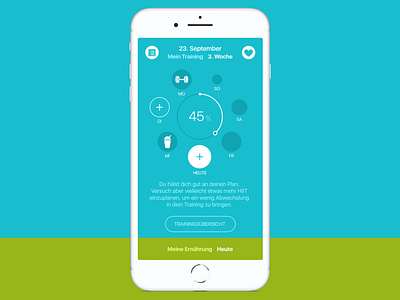 LILI Fitness App app concept app design ui ux design