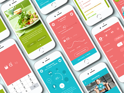 LILI Fitness App app concept app design ui ux design