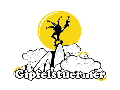 Gipfelstürmer Logo branding illustration logo vector