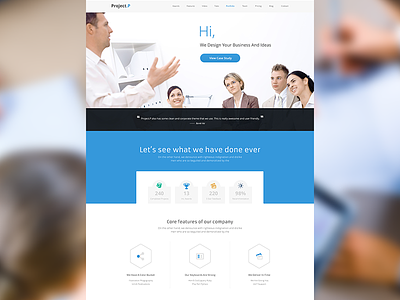 One page website envato home page landing page themeforest ui ux website