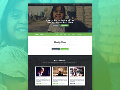 Charity Website Design