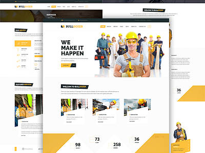 Construction Homepage Design building construction environment homepage theme themeforest wordpress