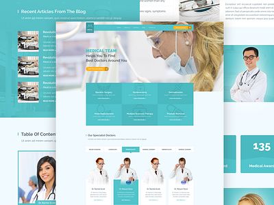 Medical Website Design doctor health medical website