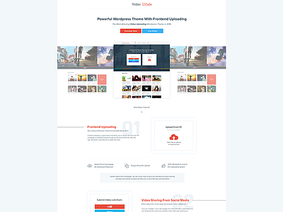 Video Cafe - Frontend Uploading Wordpress Video Template