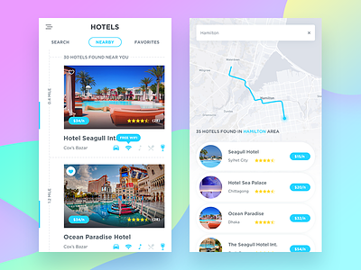 Hotel Booking App accommodation app booking app classified hotel app hotel booking mobile app ticket system ux design uxart.io