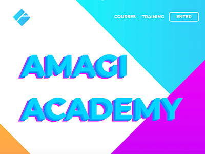 AmagiAcademy.com Rebranding branding design web
