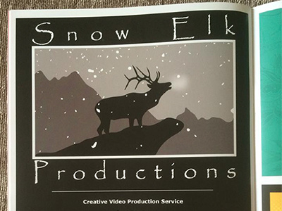 Snow Elk Productions Advert snippet advertising print sep simple snow elk productions