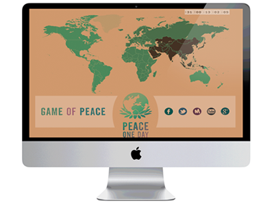Game of Peace chairty website design website development
