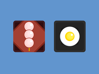 Food egg icon loveui quan