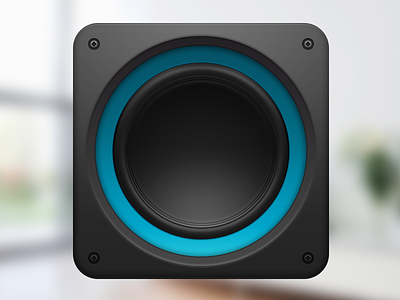 HiFi Speaker box icon music sound voice volume
