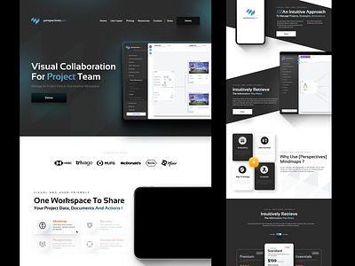 Management Tool Website Design branding design graphic design modern ui ux