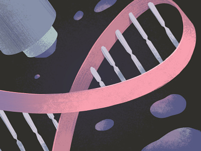 Genetic mutation adobe photoshop editorial illustration illustration