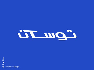 Tucson Arabic Typo arabic arabic logo arabic type arabic typo arabic typography brand branding dubai hyundai logo typo typography