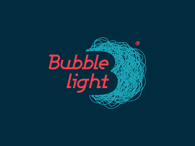 Bubble Light Logo aes blue brand branding bubble cairo dubai light logo logodesign