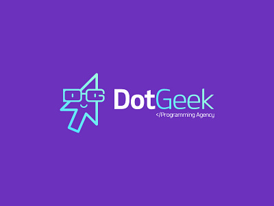 DotGeek Programming Studio | Cairo brand dot geek logo programming studio