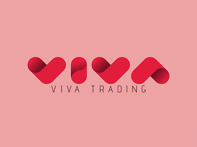 VIVA Trading Co. | UK aes brand branding logo london love red trading uk viva
