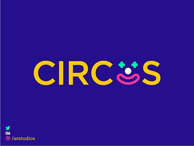 CIRCUS Digital Media | Abu Dhabi acrobat aes brand brand design branding circle circus colorful digital logo logo design logo designer social socialmeida typo typography vector