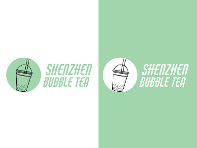 Thirty Day Logo Challenge Shenzhen Bubble Tea branding design icon identity illustration logo logo a day logocore logoexpose logopond minimal symbol icon mark typography vector