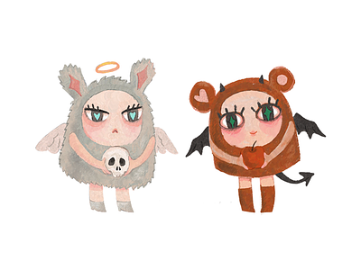 angel&devil angel characters devil