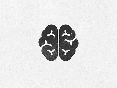 brain black brain logo mark partten