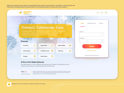 skipta Oncology Nation branding design mobile web ui ux web