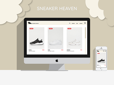 Heaven - Landingpage responsive responsive design shop ui ux webside