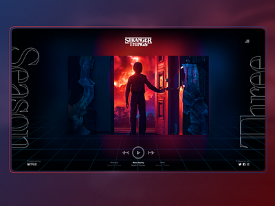 Stranger Things Season 4 - Landingpage figma stage strangerthings ui web