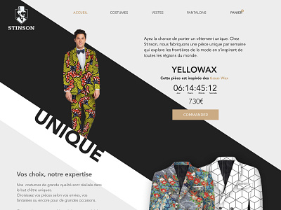 Stinson Costum costume design shop web webdesign