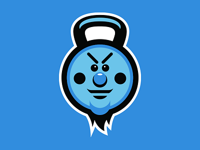 Mr. Misfit beard cold crossfit kettlebell logo mascot misfit misfit toys