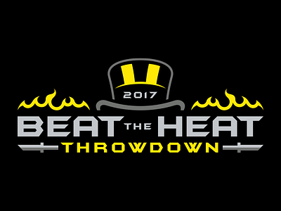 Beat The Heat Throwdown barbell competition crossfit fire hat heat logo throwdown uncle sam yankee