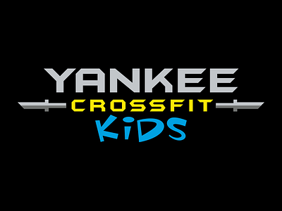 Yankee CrossFit Kids barbell crossfit kids logo yankee