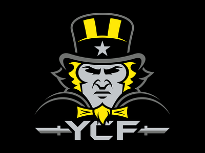 Yankee CrossFit Secondary Logo beard bow tie crossfit hat logo mascot star uncle sam yankee