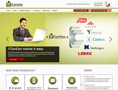IT Canada International ux web website