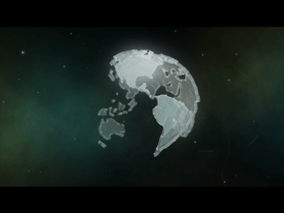 Plexus globe after effects animation earth motion design plexus